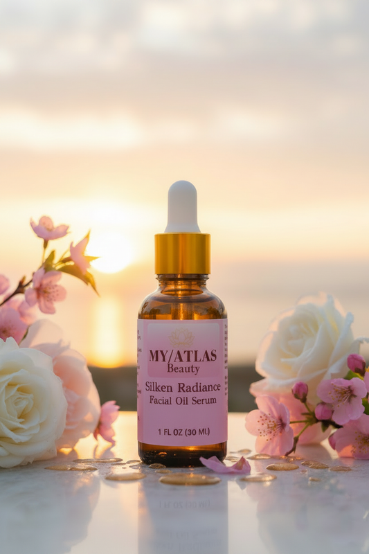 Sunrise Floral with Subtle Oil Drops